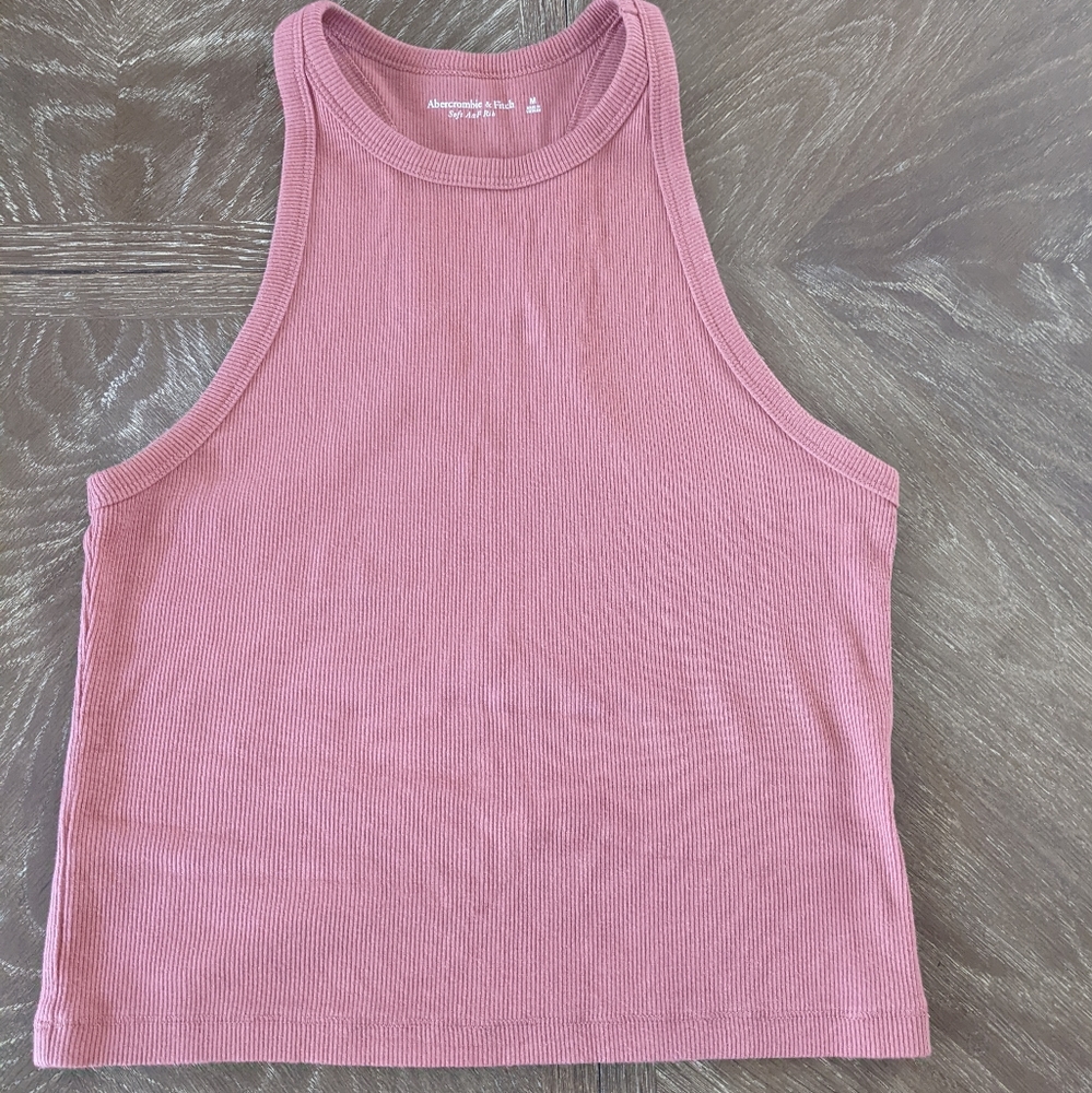 Abercrombie Soft AF Pink scuba tank size Medium